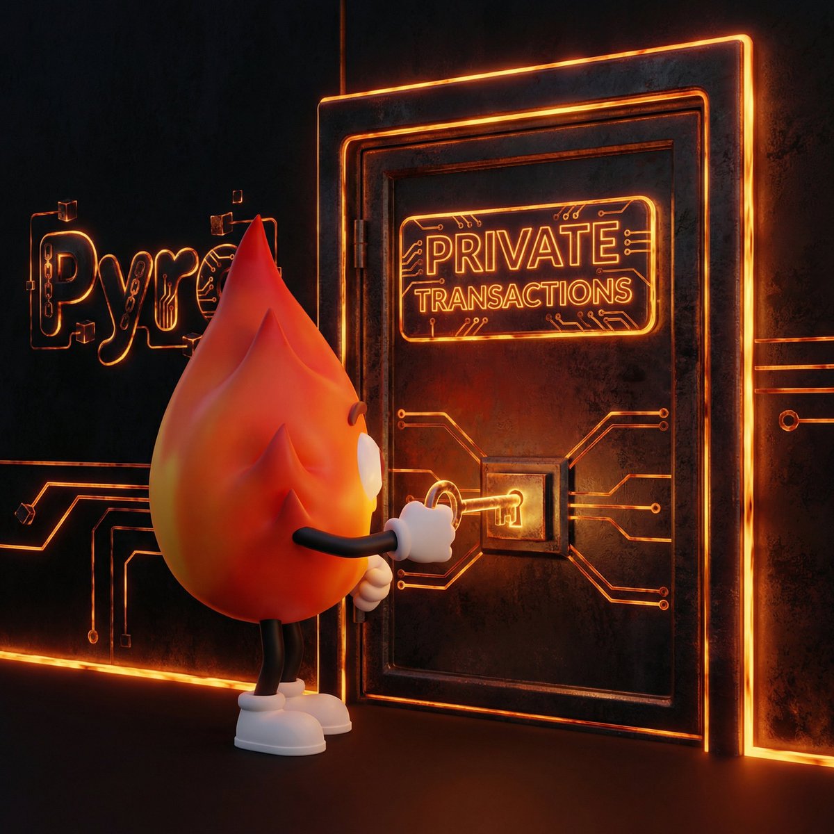 PyraChain's tweet image. Easily access private layer transactions on Pyra by clicking “WALLET” and selecting the appropriate transfer mode.