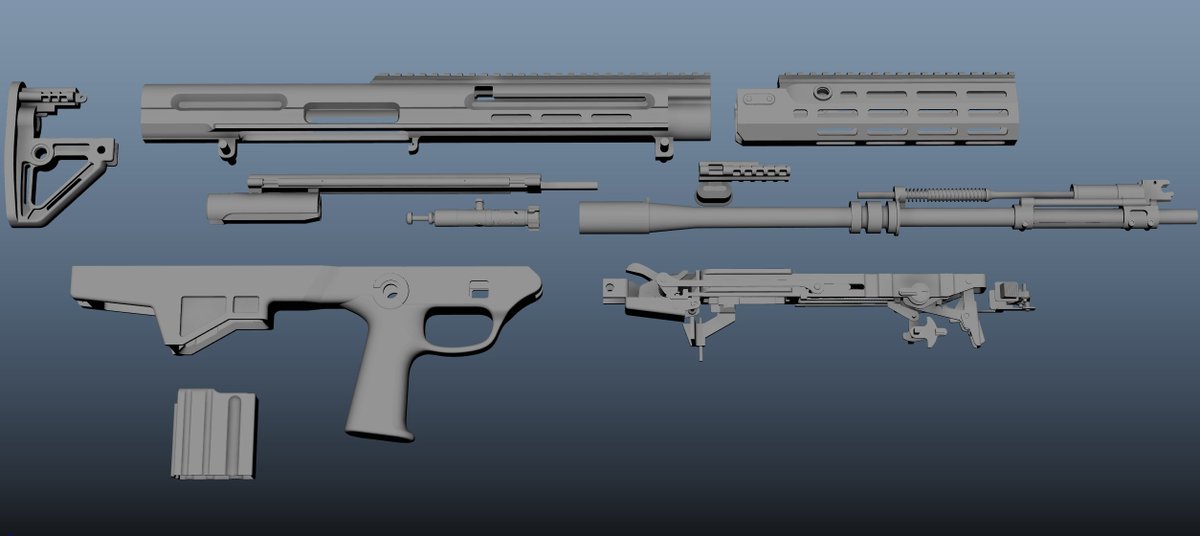 Nearly done with the BO🤠
Still a bunch of stuff to figure out on the lower receiver frame, and a few screws &amp; springs missing here and there