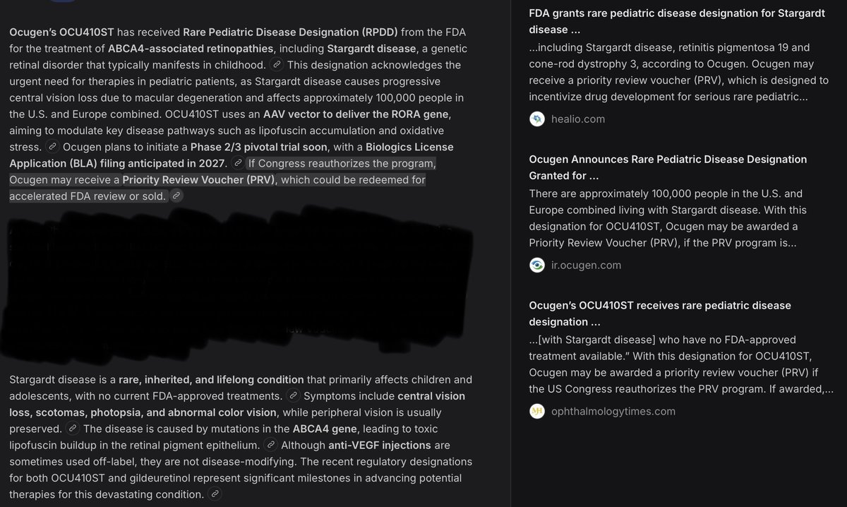 BRexNew's tweet photo. @DrMakaryFDA Some real crazy #FDA #StargardtDisease stuff could happen now.
#JPM2026 clinical trial data showed significant meaningful improvements across 2 IRDs that are a major contributor to #Blindness in #America
#SeeTheFuture #MakeAmericaSeeAgain
#OCU410ST #OCU400 $OCGN https://t.co/yWUy1ljcfn