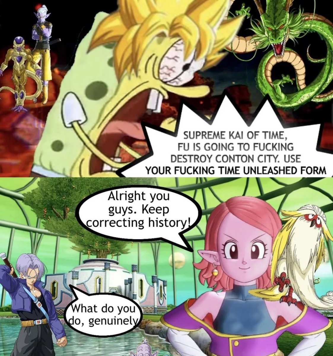 Replaying xenoverse 2 rn