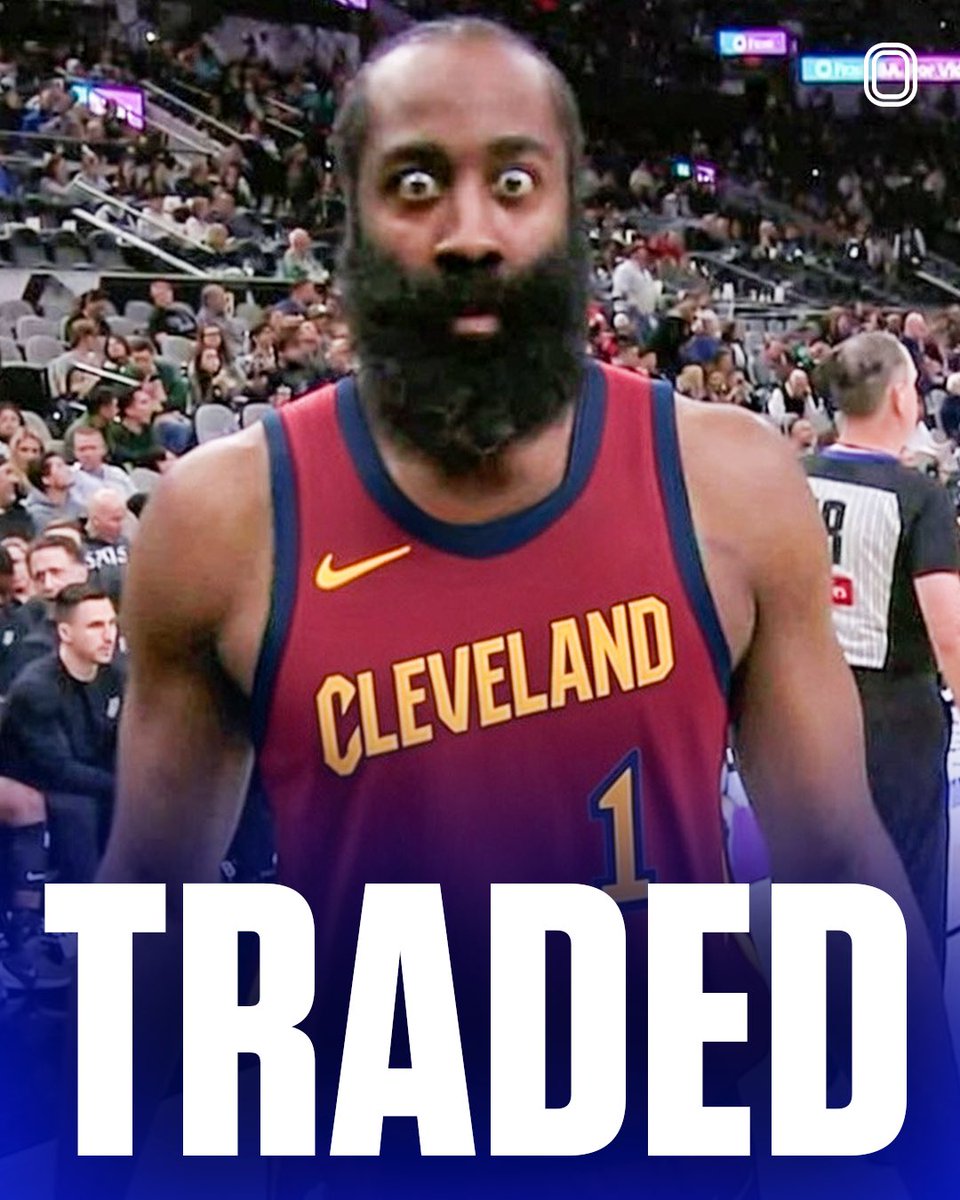 overtime's tweet photo. JAMES HARDEN TO THE CAVS 🚨 (per @ShamsCharania) https://t.co/WM3Fy35Mza