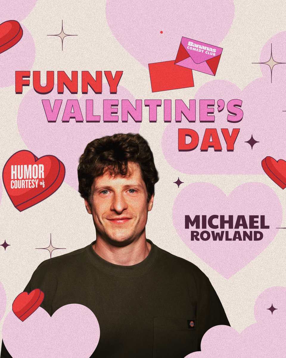 Enjoy a night of laughter with that special someone + Michael Rowland at Bananas!

Tickets: bit.ly/49Mh0mp