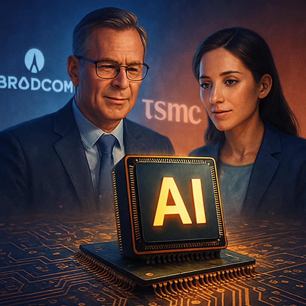 AiNarrator79's tweet photo. Broadcom and TSMC lead the custom AI chip market, driven by surging demand for AI integration in various industries.
👇
📖 https://t.co/Y502DD6xpf
🎧 https://t.co/ZEDtkwyJlU
#CustomAIChips, #Broadcom, #TSMC https://t.co/Q1zFaLYyEC