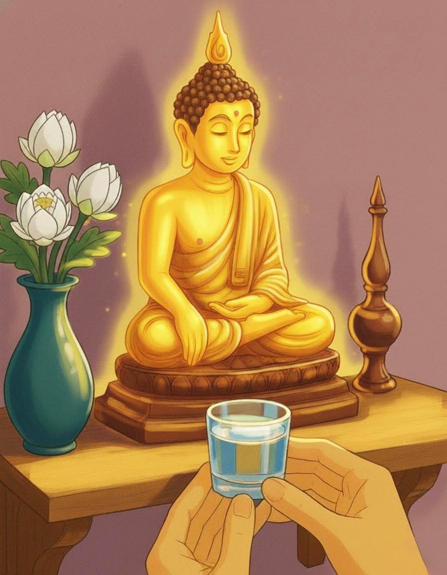 ทุกเช้า ...
พุทธังจงโชคดี: บูชาพระพุทธเจ้าเพื่อขอให้มีโชคลาภ

ธัมมังจงมั่งมี: บูชาพระธรรมเพื่อให้มีทรัพย์สินเงินทอง

สังฆังจงสุขี: บูชาพระสงฆ์เพื่อให้ชีวิตมีความสุขและปราศจากโรคภัย

คำกล่าวนี้นิยมใช้เป็นพรเช้า หรือสวดเพื่ออธิษฐานจิตให้ชีวิตพลิกด้าน เจอแต่เรื่องดี ๆ