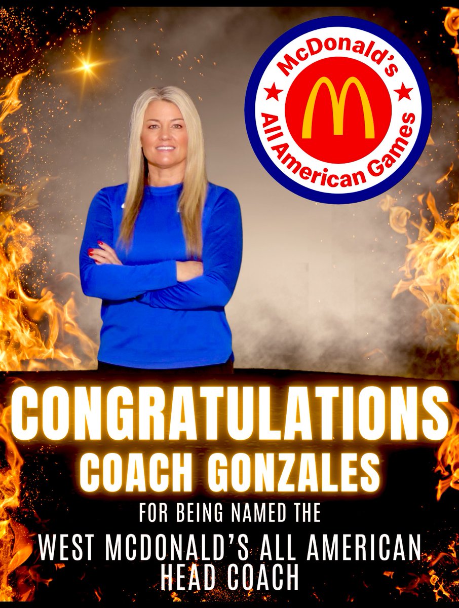 Better Than a Big Mac! 🍔❤️💪🏀Congrats to <a href="/mhsgirlsbball98/">MHS Girls Basketball</a> HC Candace Gonzales named the West Coast Coach for the famed <a href="/McDAAG/">McDonald's All American Games</a> next month as part of the <a href="/WFinalFour/">NCAA Women's Final Four</a>