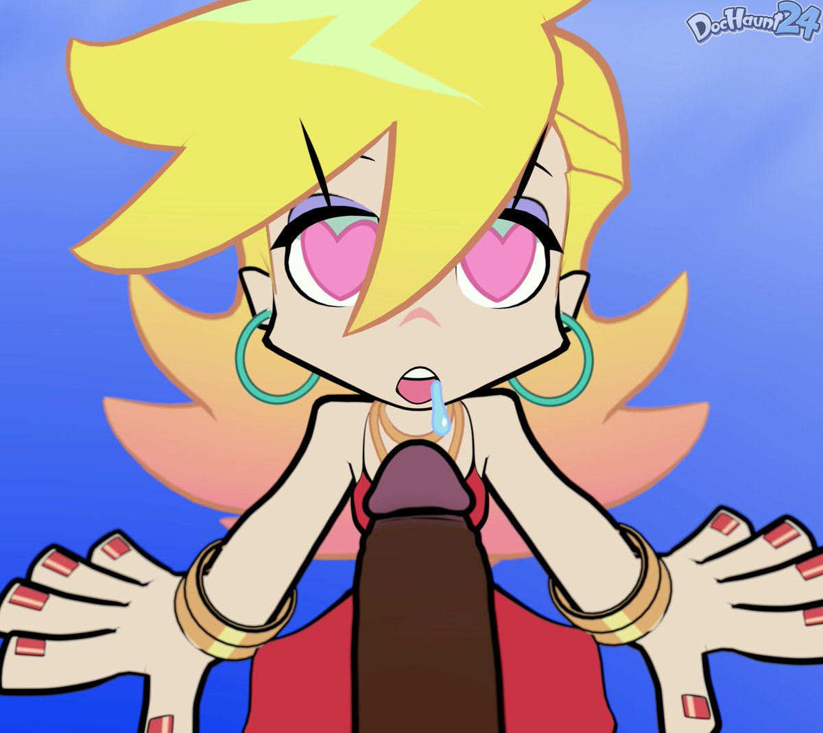 -- Rule 101 of dealing with angels --

If your angel is blonde, wearing a red dress and swears like a sailor, your best bet is to take out your cock. This will distract her and probably leave you with a broken pelvis...

Model - <a href="/ultim8nik/">Nik🕶️🍊</a>, doublenyl