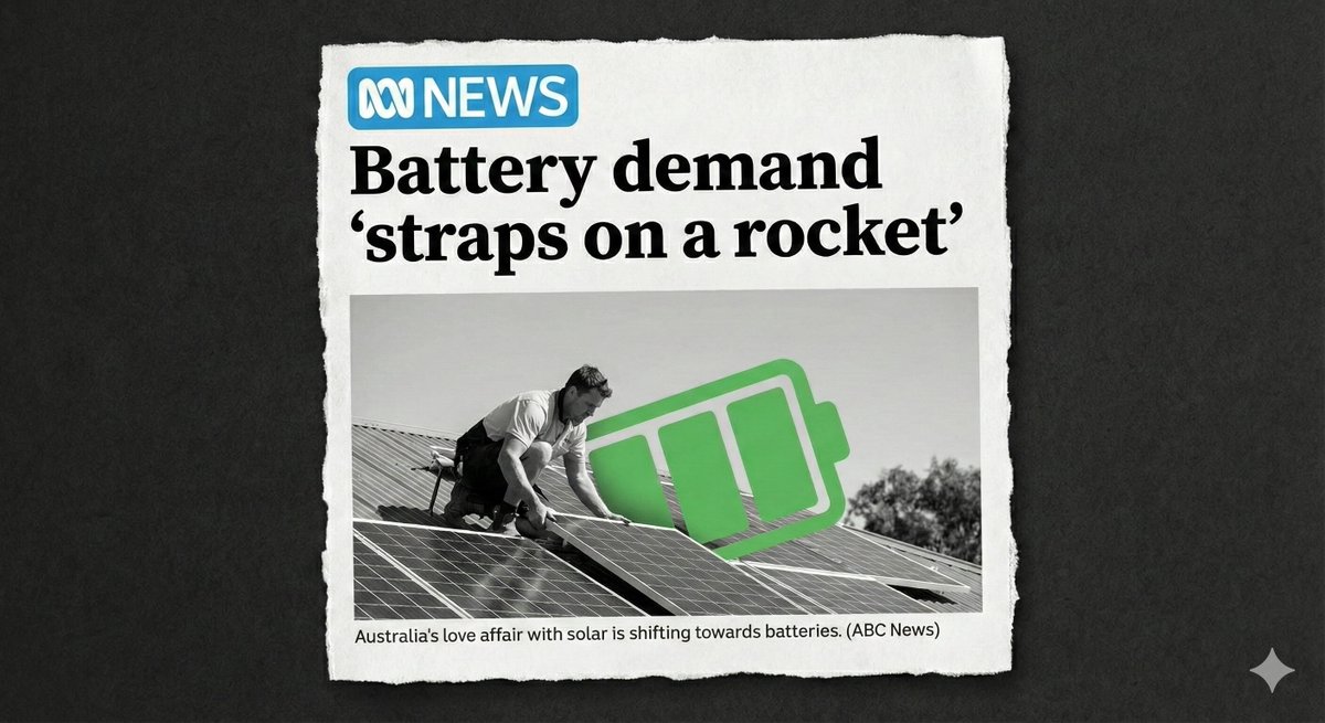 SolarMarketAU's tweet photo. Heard of missing the Boat ?  How about missing a rocket ?

Battery rebates reduce on 1st May. Book your installation NOW !

Check your eligibility and installer availability here --> https://t.co/7mcCzYq03Z https://t.co/KIDfD8uMW7