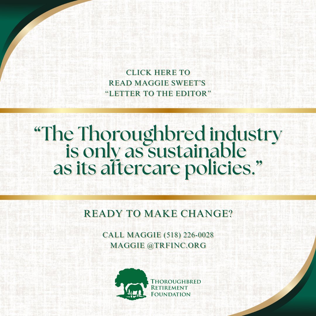 Thoroughbred Retirement Foundation (TRF) tweet media
