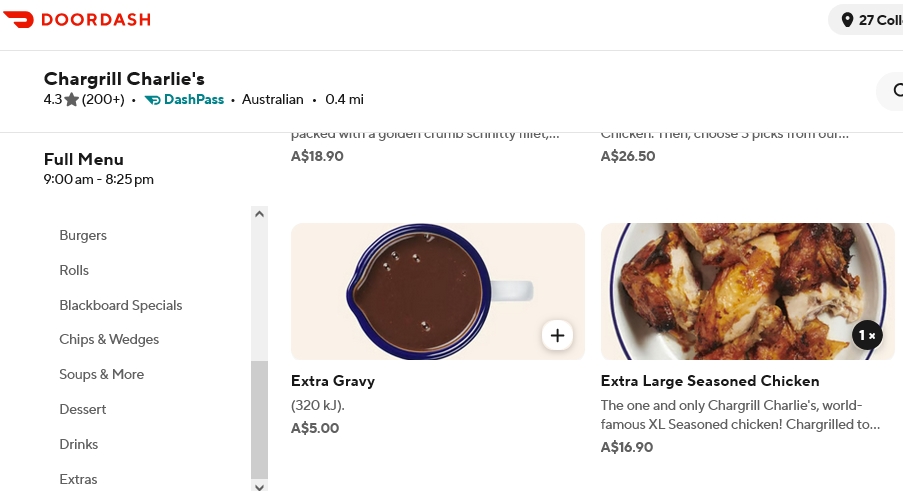 EriNeave's tweet photo. Watch a chicken double in price in 1 minute; and get told how much youre saving ?
Look at @doordash The chook starts @ $16.90, somehow goes to $26.90 at the checkout cart, and then advises youre saving $5. The chook at the shop costs $22. What scammers work for these companies ? https://t.co/oUcdjtBPRX