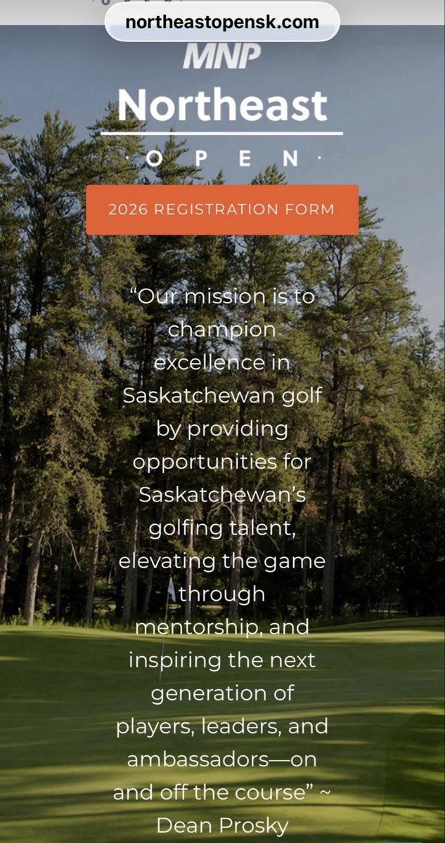sknortheastgolf's tweet photo. Our mission, for the love of the game in Saskatchewan! 🏌🏻‍♂️ https://t.co/jNz1cdAoSm