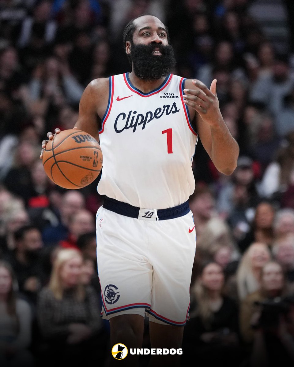 James Harden this season:

25.4 PPG
8.1 APG
3.1 3PG

Luka Doncic is the only other player averaging those numbers or better.