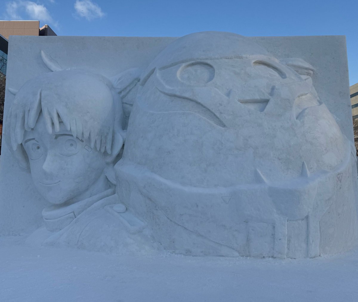 スノウボールアース❄️ 「#さっぽろ雪まつり」 にて雪像展示中