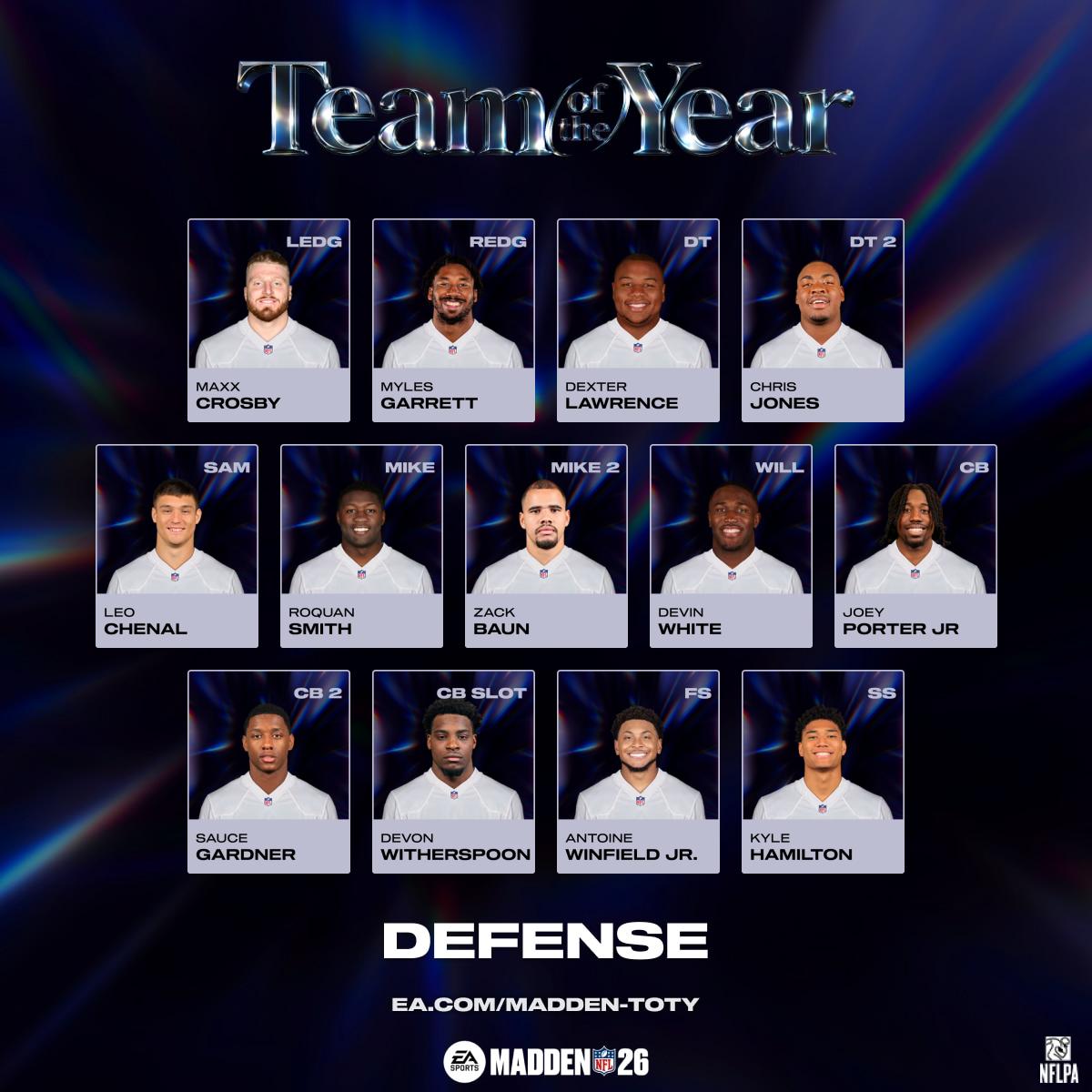 Listo 🙌 ya dejé mis votos para el Team of the Year en Madden 26, jaja.

#SponsoredByEA