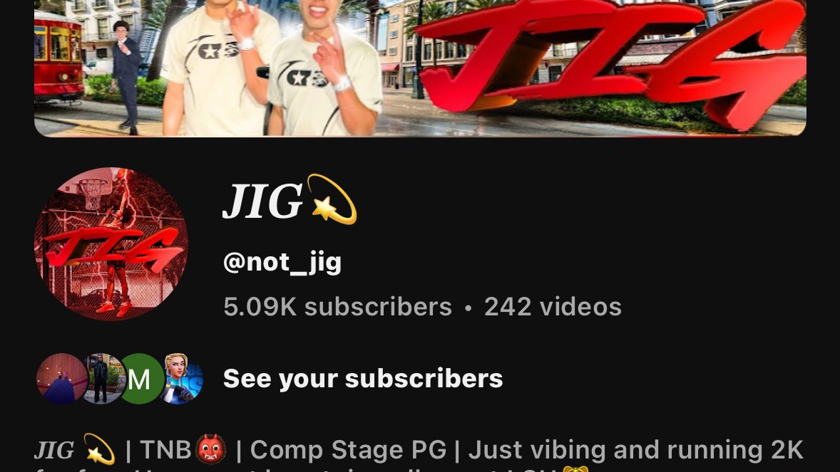 not_jig's tweet image. 20k on TikTok and 5k on YouTube on back to back days‼️Idek what to say. Beyond thankful for all of my supporters I love yall❤️🙏🏽.#NBA2K26 #2KCommunity #2K26 #jig