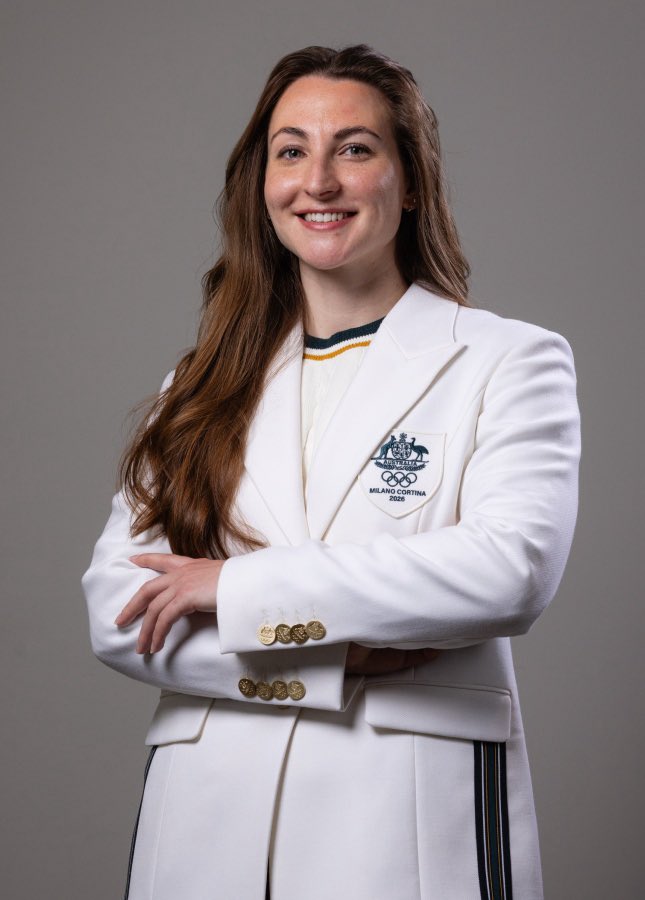 El forro del blazer del equipo de Australia trae los nombres de todos los atletas olímpicos australianos anteriores.