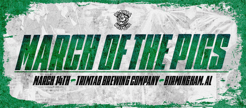 Retinal presents... MARCH OF THE PIGS

Tickets are on sale NOW at retinalwrestling.com

VIPs can now select their seat at purchase!

🗓️March 14
⏰Doors 6:00PM - Pre-Show at 6:30PM
📍TrimTab Brewing Company, Birmingham, AL #bham
🎟️$20 VIP SEATS / $15 GA retinalwrestling.com