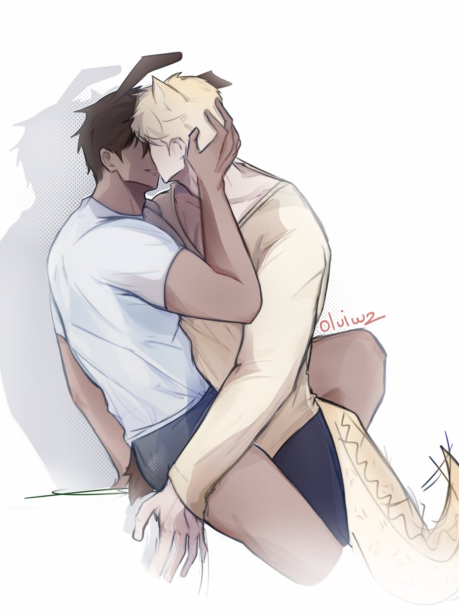 Kiss meee~!! 
🐊💗🐇 
#codenameanastasia