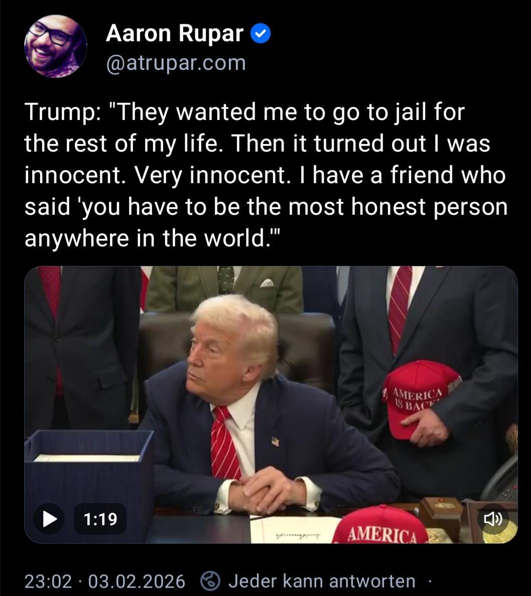 Video_Captain's tweet image. Definitely the most honest and innocent 34X convicted felon.