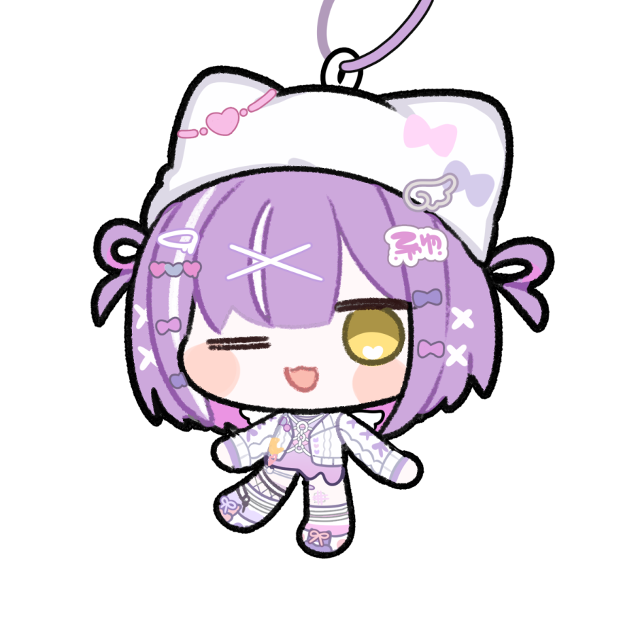 「お出かけできるマスコット風るなちゃん #るなぱれっと」|柏瀬かるね🐾のイラスト