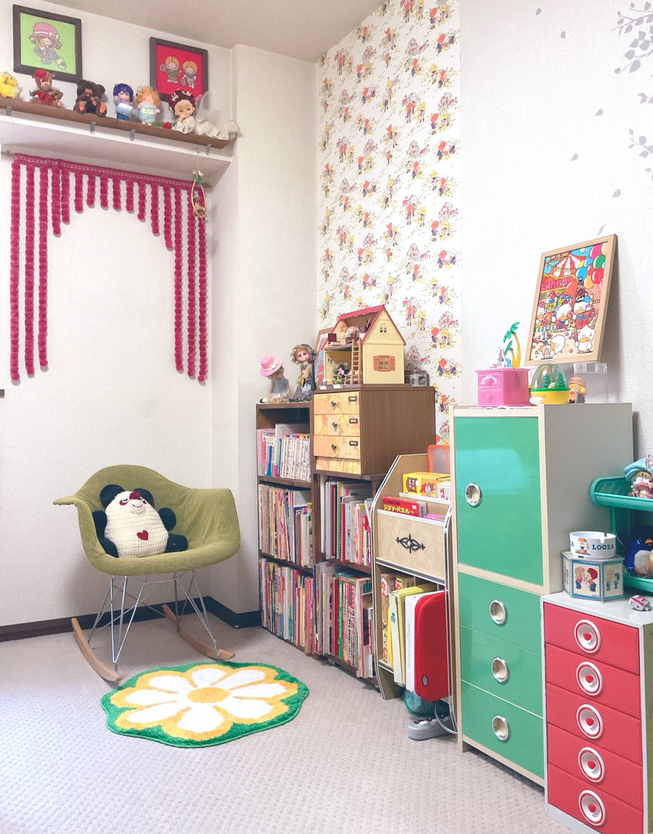 こんにちは☺️ 先月 ＃IKEA長久手 で買ったお花バスマットを