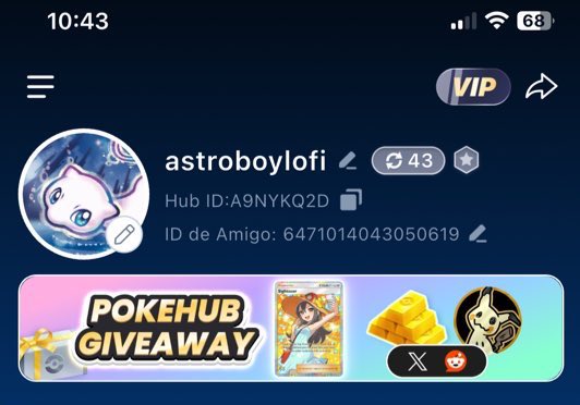 koaaydotz's tweet photo. @PokeHub_PTCGP I love the app because it has been helping me complete all the expansion’s. 👍🏻 #43 trades! https://t.co/fUXgZcQsVO
