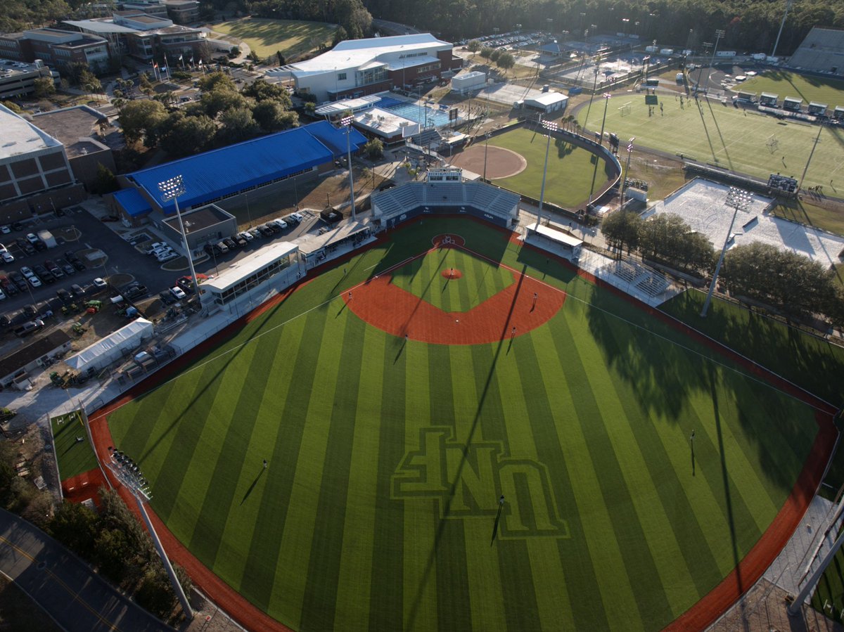 Very proud of this project… a ton of planning went into this to turn it around in just 75 days!  Thank you to our partners at <a href="/AstroTurfUSA/">AstroTurf</a>. 

It’s almost opening day for <a href="/OspreyBSB/">UNF Baseball</a>! 

More upgrades still coming 👀