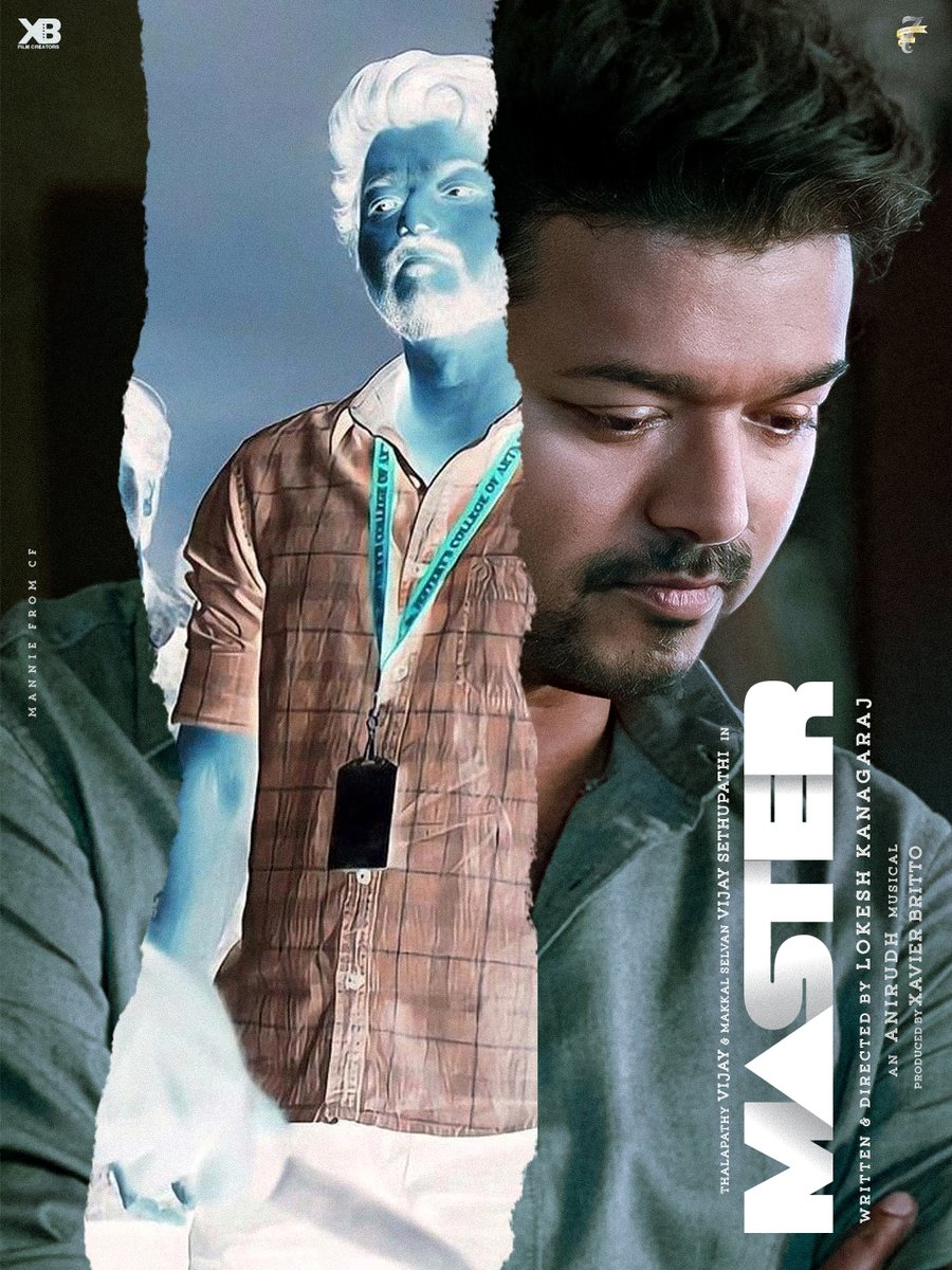 Celluloid_Folio's tweet image. 27/365 🔥                 
Master.. 365 Days.. 365 Posters..                     
#ThalapathyVijay @Dir_Lokesh #Master
