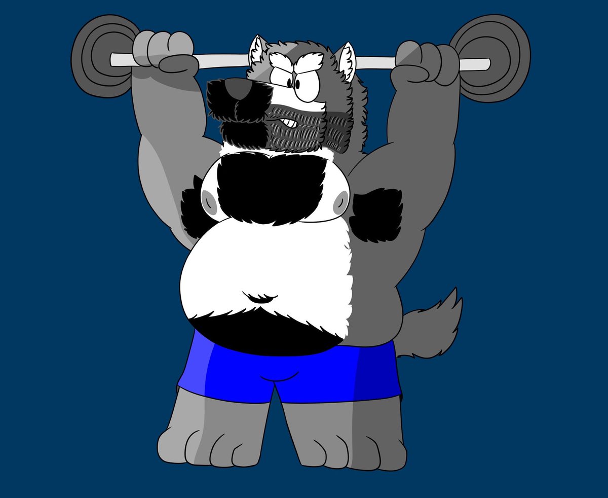 Gotta keep lifting bro

#furryartwork #furryart #furryartists #wolf #digitalart #gym #furryoc