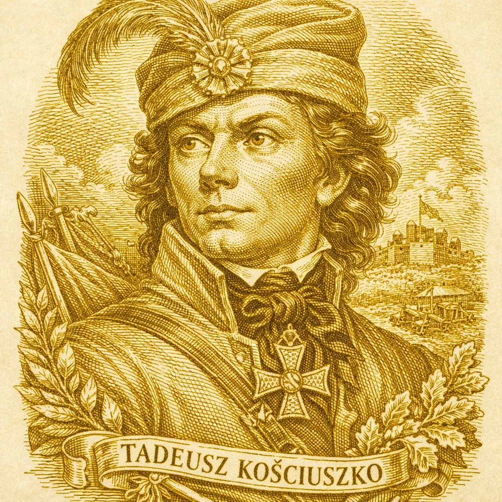 🇵🇱🇦🇺 Dziś obchodzimy 280. rocznicę urodzin Tadeusza Kościuszki — jednej z tych postaci, które łączą historię Polski ze światem. 

#Kosciuszko #PolskaHistoria #PolishHeritage