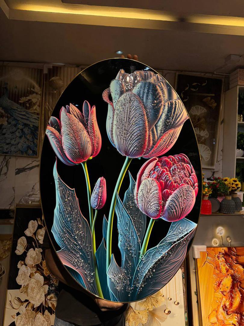 NEW DESIGN
LUXURY STONED WALL ART /ACRYLIC FRAME
Size; 60 by 90
Price; 70,000 naira