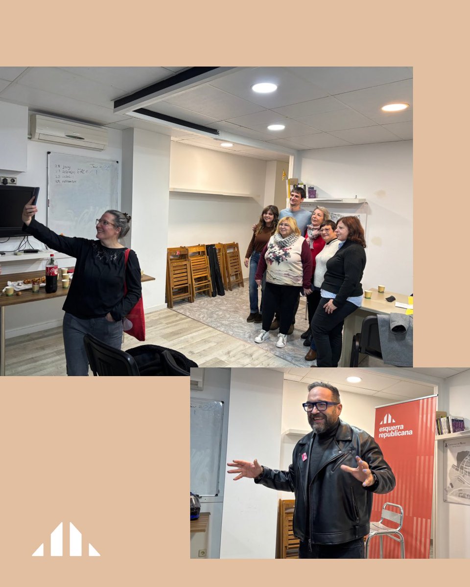 ERC_Ripollet's tweet photo. ✔️Ens van acompanyar membres de l’executiva comarcal i el Diputat i Secretari Segon de la Mesa del Parlament Juli Fernàndez. https://t.co/3aaEMfYSYf