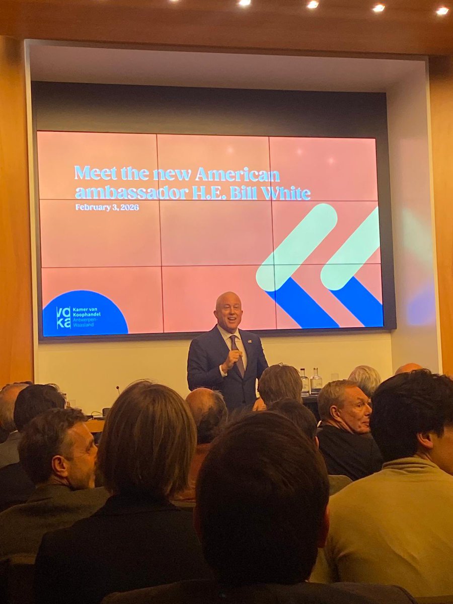 It was a great honor to meet the Ambassador of  the USA, Bill White, and his husband Bryan in Antwerp, where he outlined his vision for cooperation between our countries. He also expressed his appreciation for our Royal family and our Prime Minister Bart De Wever.