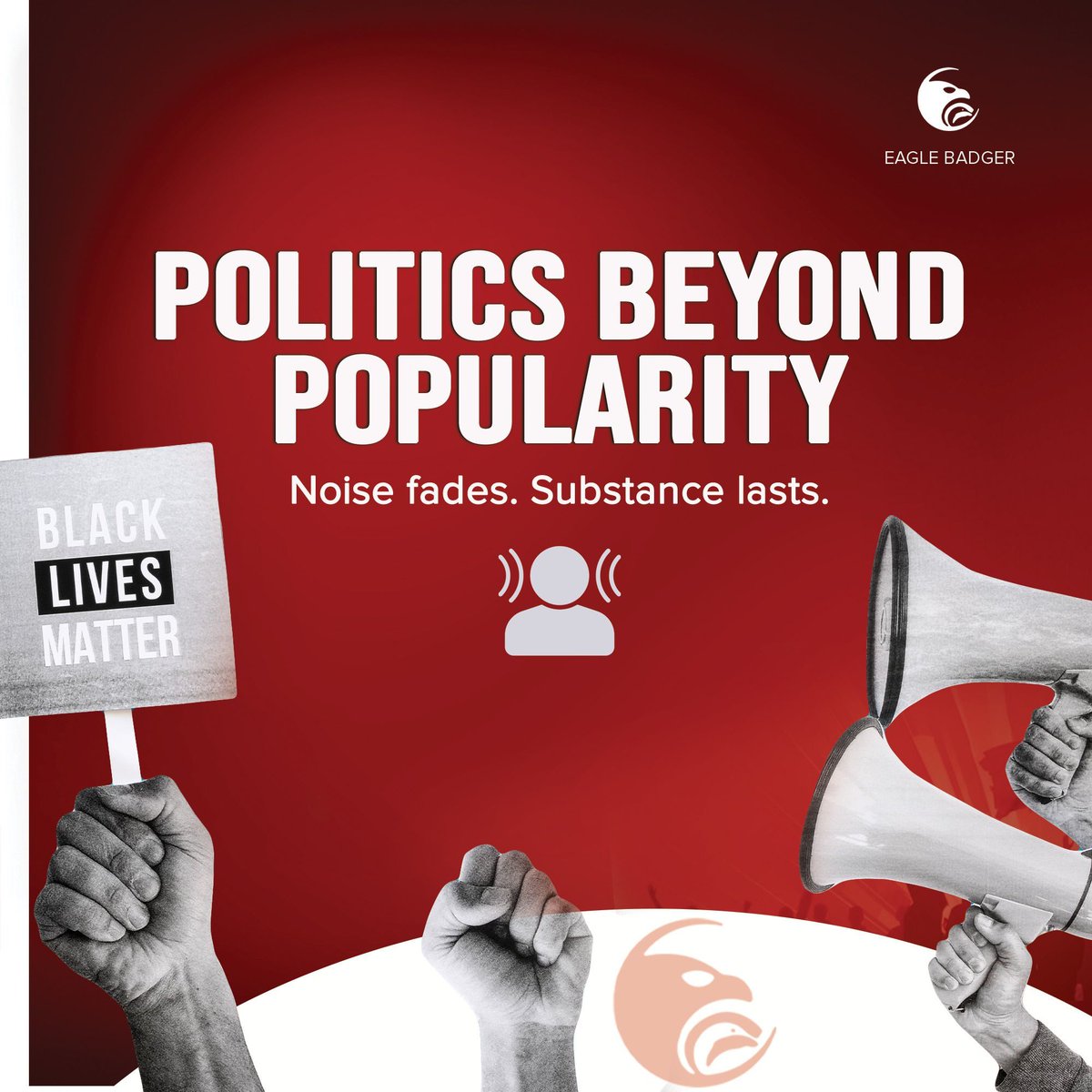Eagle_BadgerNG's tweet photo. Politics Beyond Popularity 🗳️

Noise fades. Substance lasts.

Loud doesn’t mean leadership: viral slogans, empty promises, trend-driven politics, and popularity without plans can misinform voters, erode accountability, and break trust ⚠️📉.

#PoliticsBeyondPopularity #Leadership https://t.co/wlPysLFxvp