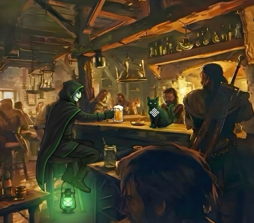 gRitual and GM!

Today I am at the pub, and you know how it can be described as communication in the <a href="/ritualnet/">Ritual</a> community, it has its own vibe here

I invite you to join our community, because here communication feels like a friendly get-together in a bar with friends, with whom