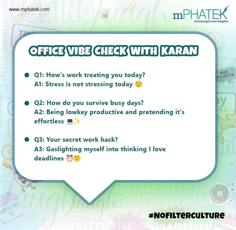 mPHATEK_Sys's tweet photo. Karan taking the #NoFilterCulture vibe check 💻👟

Stress under control. Work getting done. No noise, just focus 😌✨

That’s the mPHATEK way. Calm, fast, and real 🚀

#mPHATEK #WorkCulture #NoCap #TechLife https://t.co/MgQ9bIYHfr