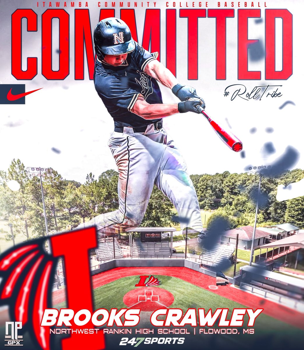 BrooksCrawley's tweet photo. I'm proud to announce that I will be continuing my academic and athletic career at Itawamba Community College. All glory to God for this opportunity. Thank you to my coaches and teammates for pushing me every day, and a huge thank you to my parents for their unwavering support and countless sacrifices.
@LetsGoICC_BSB #RollTribe
@slater_12 @evans_cade 
@NWR_BASEBALL
@PrepBaseballMS