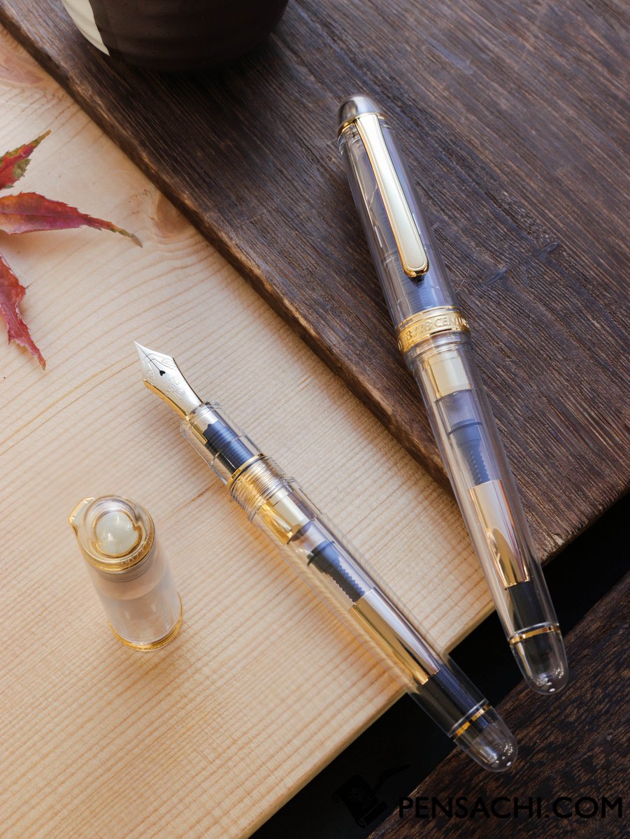 pen_sachi's tweet photo. Items in frame:⁠ 
🔺PLATINUM Limited Edition #3776 Century Ver 2.0 - Demonstrator⁠ 
Nib: 14k Gold⁠ ⁠
 #pensachi #fountainpen #fountainpenaddict #fountainpennetwork #fountainpencommunity #fpn #writing #penmanship #platinumfountainpen #stationery #calligraphy #journaling #art https://t.co/xaWGcWONs1