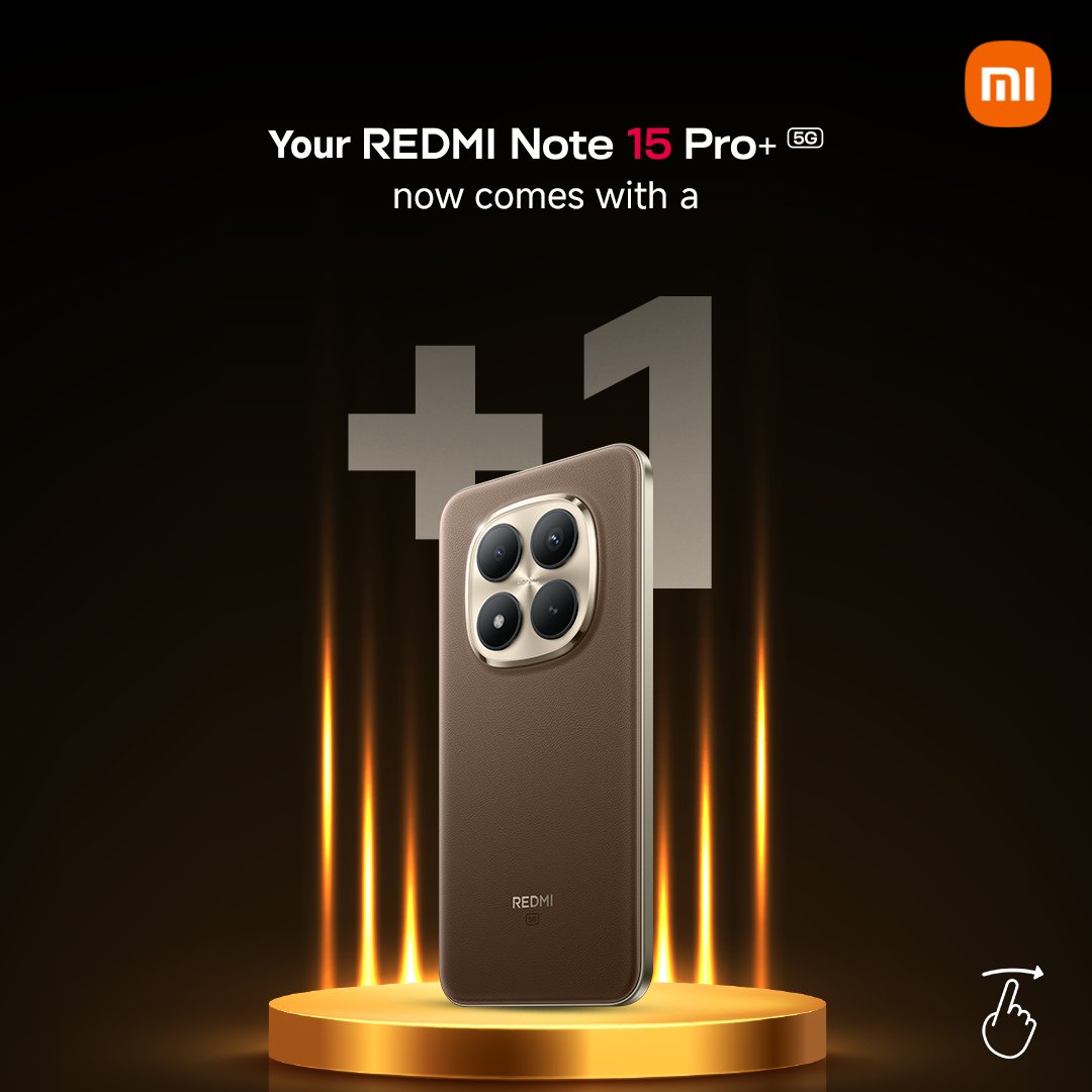 RedmiIndia's tweet image. The pre-booking response was massive, thank you #XiaomiFans.

When the love is this strong, you don’t step back. You give more.

The #REDMIWatchMove is now free with every #REDMINote15ProPlus 5G. 

Power on your wrist. Performance in your hand. 
Buy Now: bit.ly/REDMI_Note15Pr…