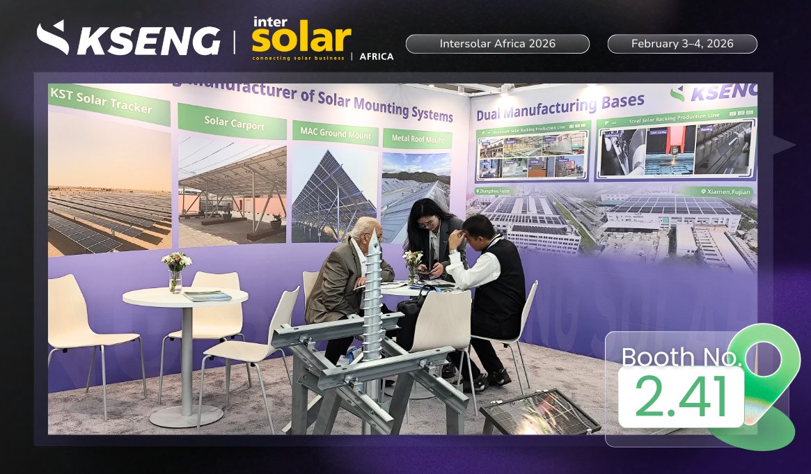 KsengSolar's tweet image. 🌏#KsengGlobalExpo Meet #KsengSolar at #IntersolarAfrica 2026!🙌🏻
We're so glad to connect with local clients on-site! Haven't met us yet? Come and talk with our expert team at Booth 2.41!💡
🌐xmkseng.com
📱 WA: +86 180 5007 9618
📧 info@xmkseng.com
#solar #intersolar