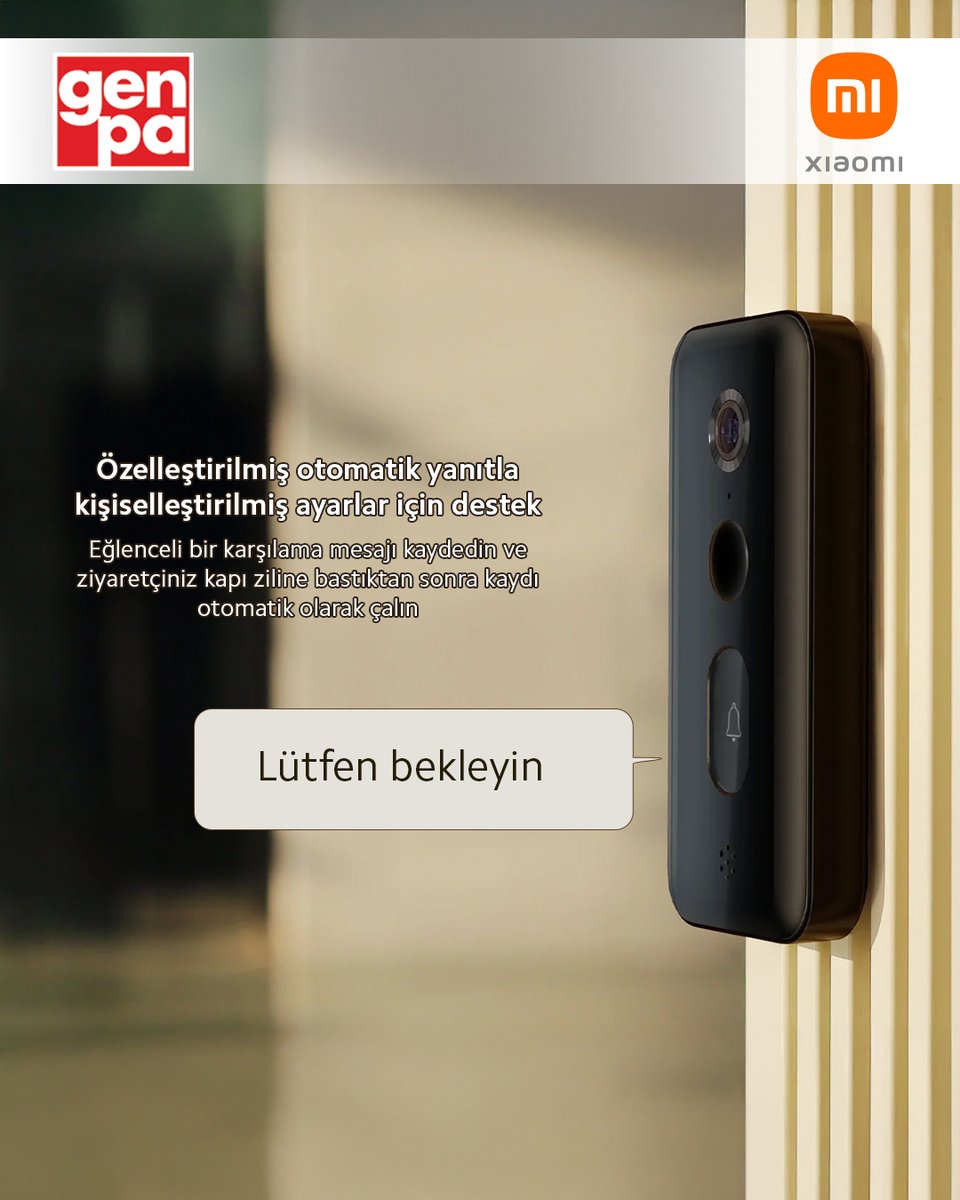 Akıllı Güvenlik Kapınızda: Xiaomi Smart Doorbell 3!

Evinizi uzaktan kontrol edin, güvenliği bir üst seviyeye taşıyın!

🛒l24.im/kEjS

#genpa #xiaomi #smartdoorbell3 #akıllızil #evgüvenliği #smarthome #akıllıev