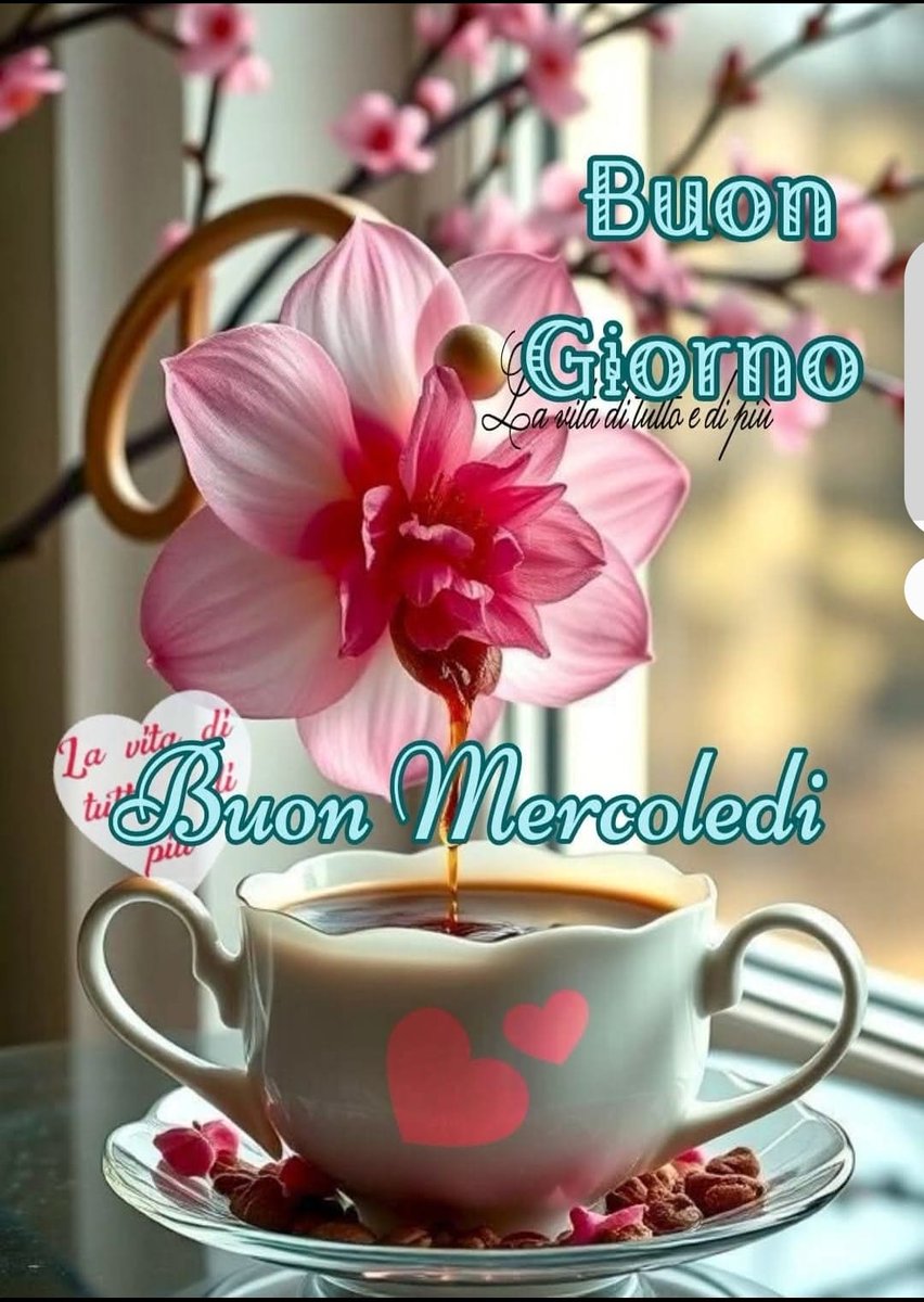 Buongiorno e buon mercoledì
