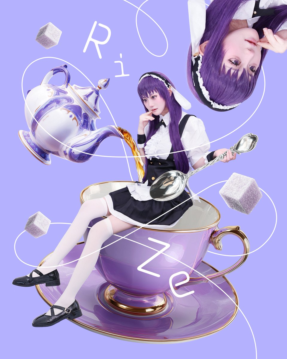 カフェで働くうさぎさん🐇