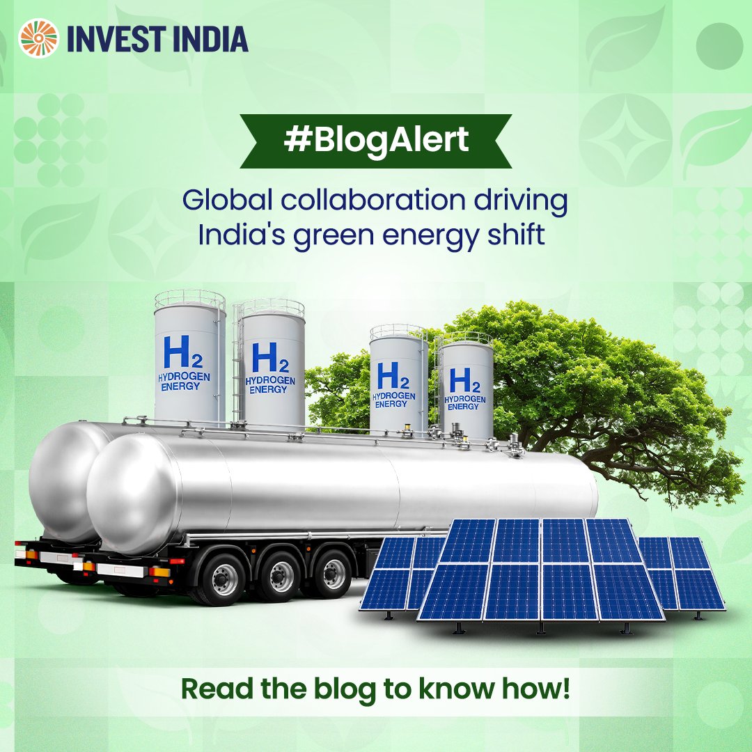 investindia's tweet image. #BlogAlert

From solar manufacturing to #greenhydrogen, India is fast becoming a hub in the global #renewableenergy value chain, unlocking long-term investment opportunities.

Read the blog by Ayush Shukla to get more info: tinyurl.com/blogs-solar-an…

#InvestInIndia #CleanEnergy