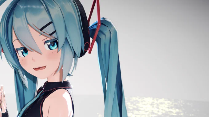 タップしてお試しに14K mmd リンxミク