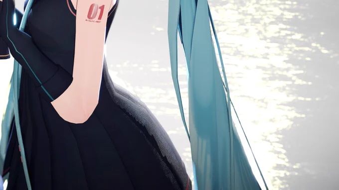 タップしてお試しに14K mmd リンxミク