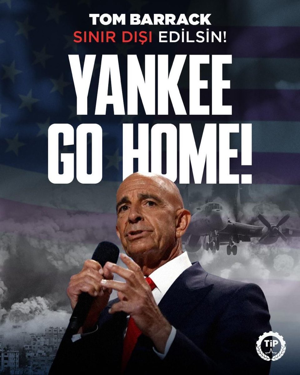 Defol❗️<a href="/USAMBTurkiye/">Ambassador Tom Barrack</a>