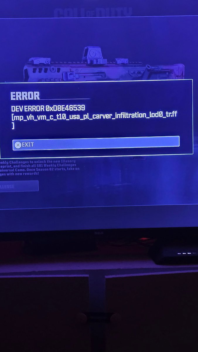 LORDROGUE1's tweet photo. @Activision @Blizzard_Ent @Sony @PlayStation  can we get a fix please? All I want to do is play #BO6 but can't because... Reasons. #pleaseassist https://t.co/X1PZ0duKfw