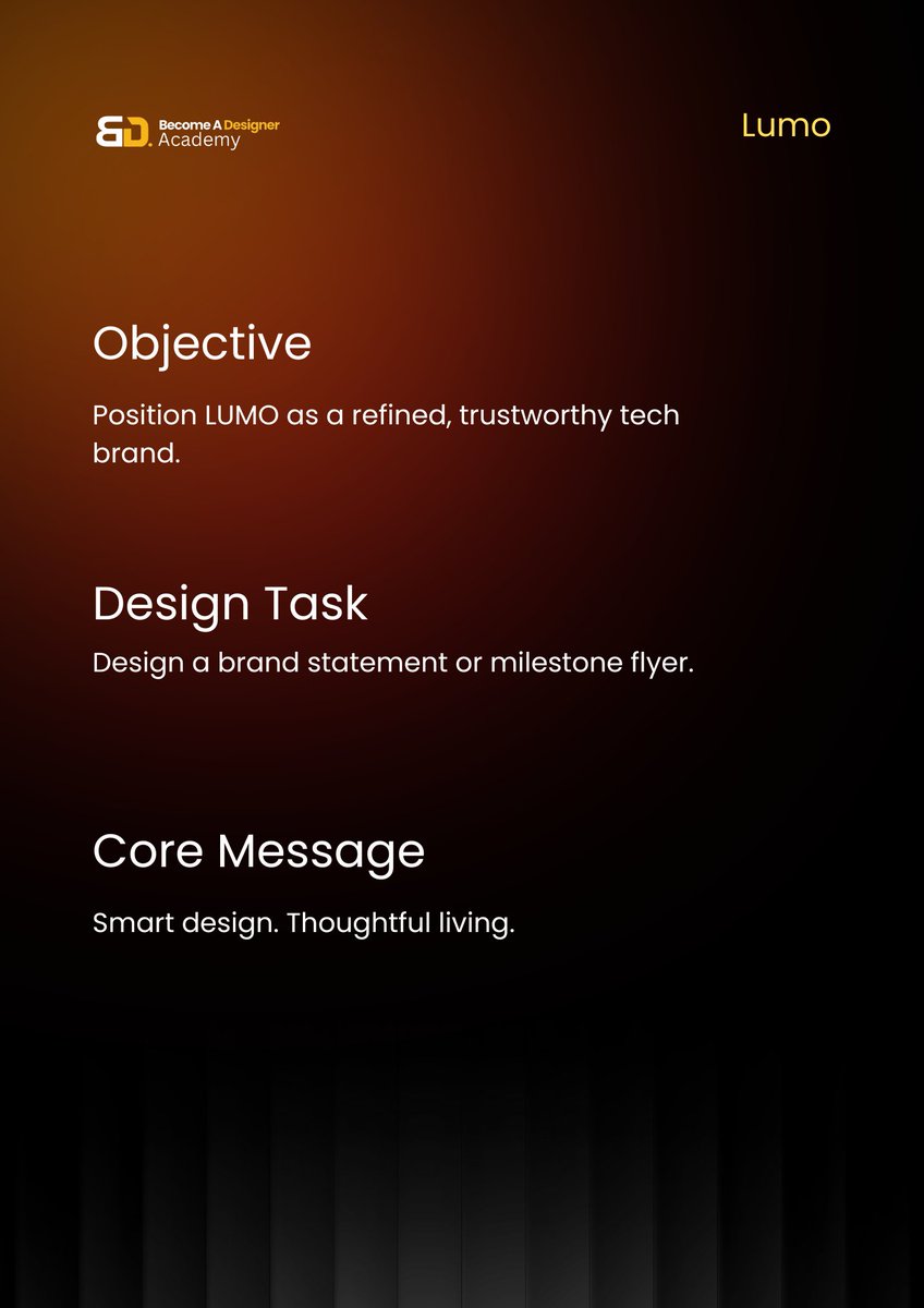 Bcomeadesigner's tweet photo. The last week for the Lumo brand 

We've had our designers create designs for the brand for 3 weeks at the end let's see how good they were in brand consistency. 

Join the accountability and gain access to a community that keeps you in check

Visit: https://t.co/1qlvbzUapd https://t.co/DVKuDzGhNt