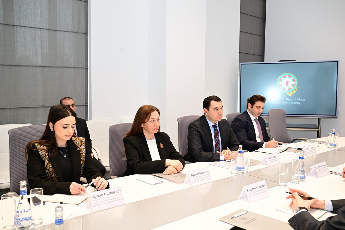culture_gov_az's tweet photo. Strateji tərəfdaşlıq Azərbaycan-İtaliya mədəni əməkdaşlığına da geniş zəmin yaradıb.

Ətraflı: https://t.co/X3ka97GW3V

#Azərbaycan #MədəniyyətNazirliyi #mədəniyyət https://t.co/AwB7Dgr0Wo