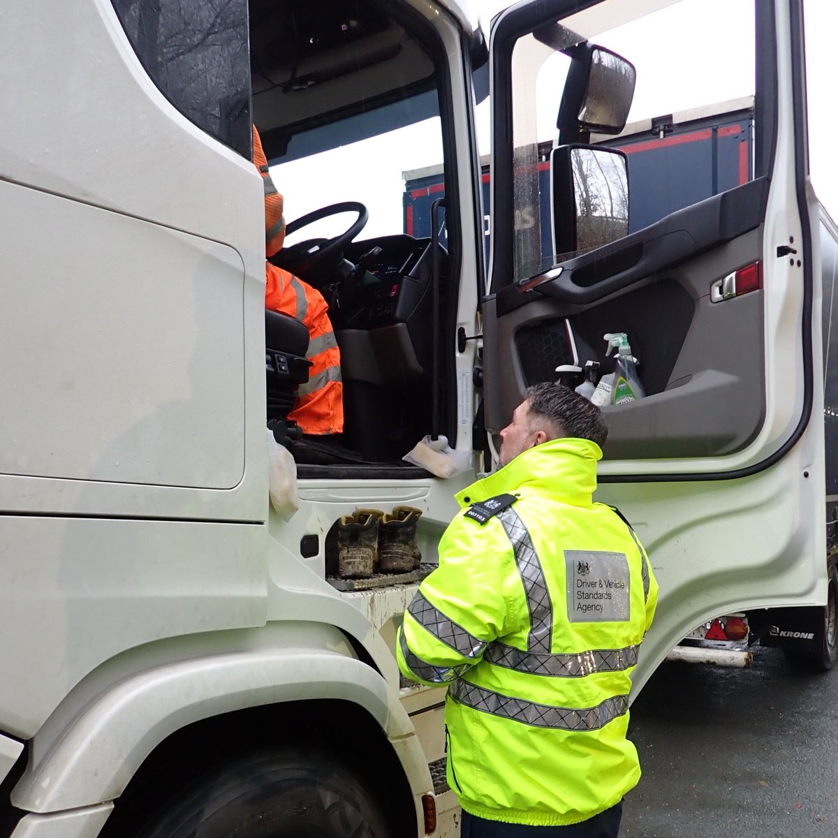 In Yorkshire working with police and DVSA we stopped waste carriers who ...